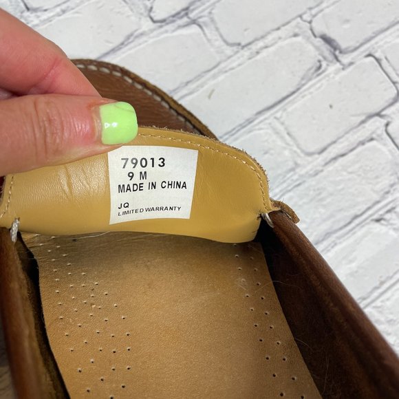 Men's FootJoy Club Casual Loafer Golf Shoes Tumbled Tan 9 9M Brown Dressy - Picture 10 of 10